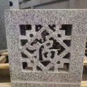 安阳 芝麻白花岗岩镂空雕花灯笼