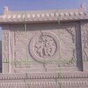 安阳 芝麻白花岗岩屏风，照壁，影壁