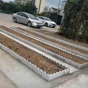 安阳 花边石、花围石、花园石安装效果