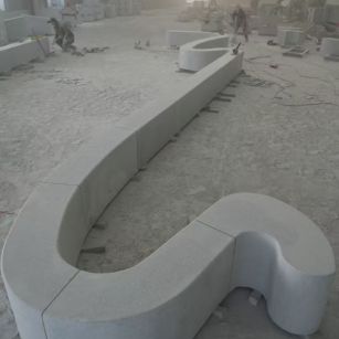 安阳 花岗岩整石坐凳拼装