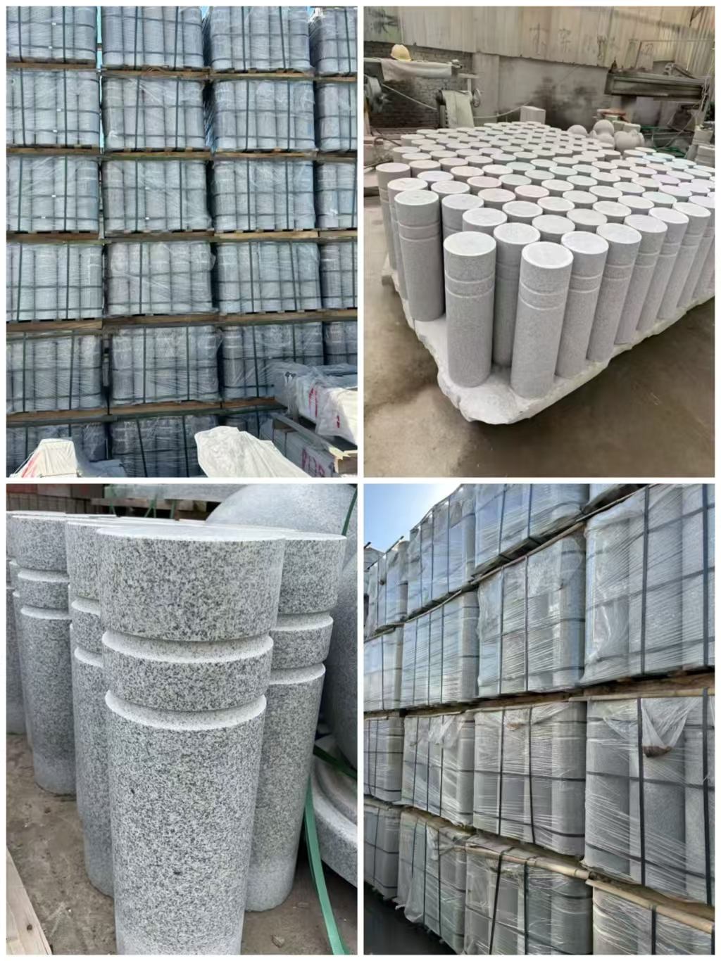 安阳 芝麻白花岗岩挡车柱、隔离柱多少钱