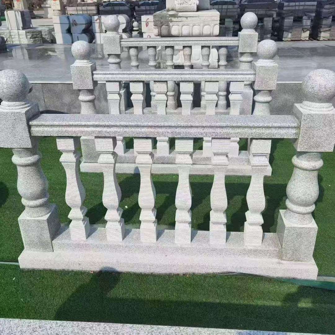 安阳 别墅石材栏杆特写